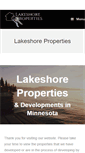 Mobile Screenshot of lakeshoreproperties.com
